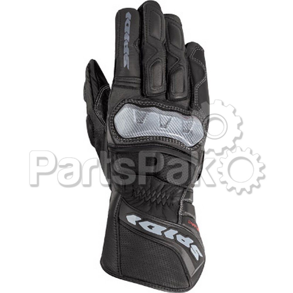 Spidi A118-026-2X; Str-2 Leather Gloves Black 2X