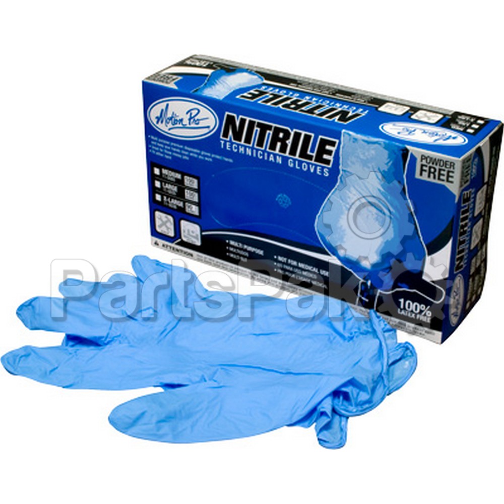 Motion Pro 11-0085; Nitrile Textured Powder Free Gloves M 50/Pack