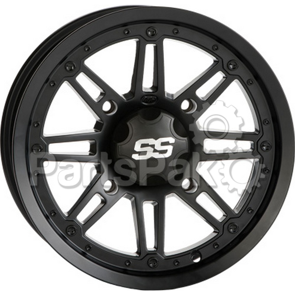 ITP (Industrial Tire Products) 1228534536B; Wheel, Ss216 Matte Black 12X7 4/110 5+2