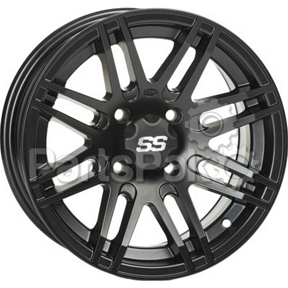 ITP (Industrial Tire Products) 1228554536B; Wheel, Ss316 Matte Black 12X7 4/110 5+2
