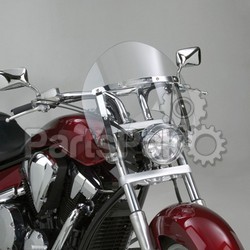 National Cycle N21710; SwitchBlade Shorty Tint Windshield Fits Kawasaki VN800A,Fits Yamaha XVS1100/650 Custom