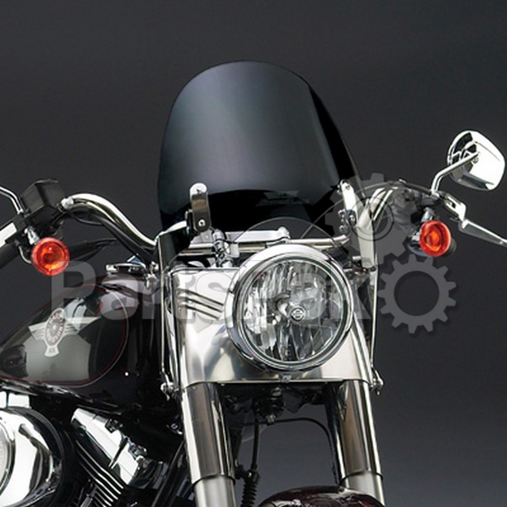 National Cycle N21928; SwitchBlade Deflector Tint Windshield Fits Harley Davidson FL Softail