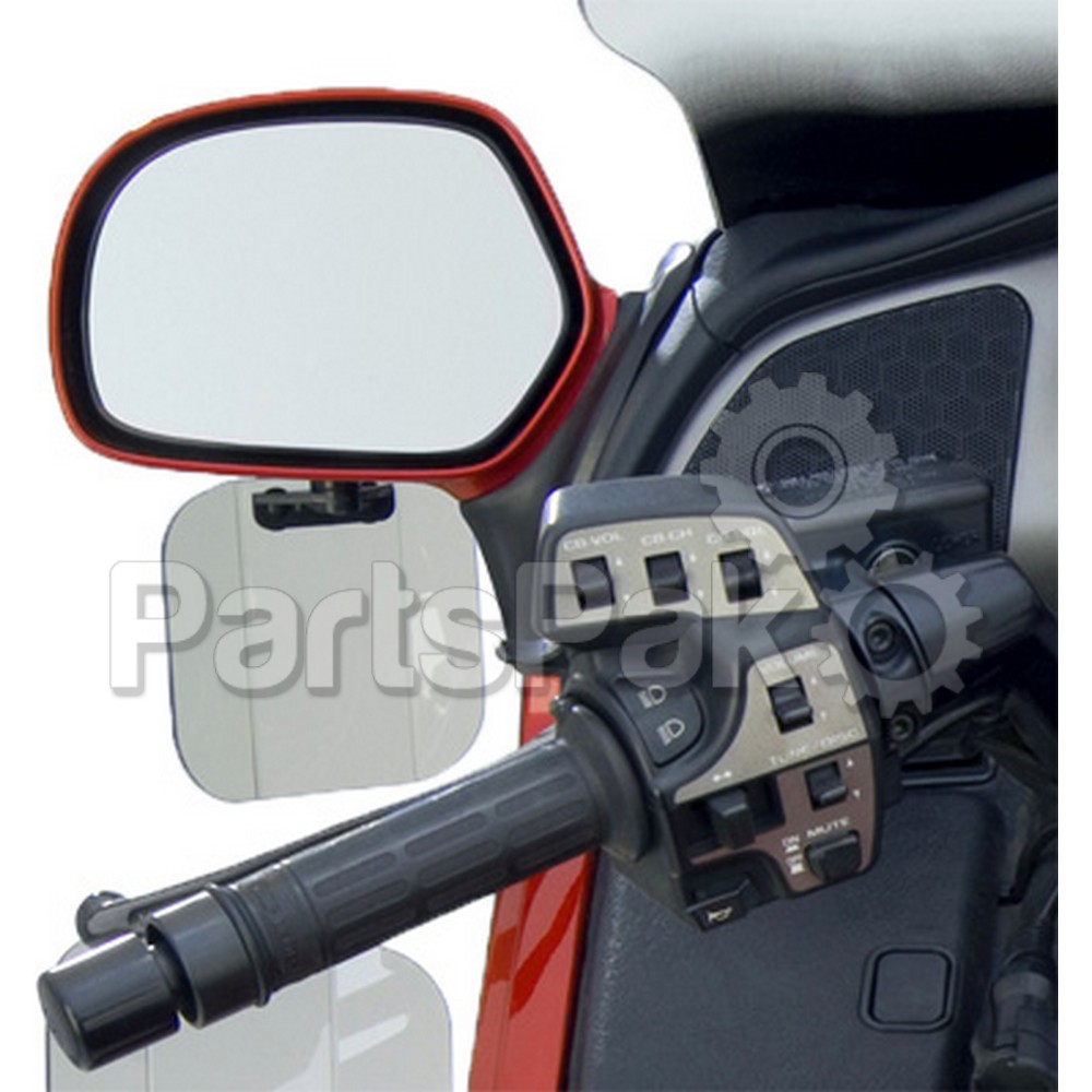 National Cycle N5110; Wing Deflectors, Mirror Mount, Light Tint, Fits Honda GL1800