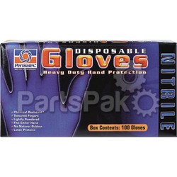Permatex 8185; Nitrile Disposable Gloves L 100-Pack