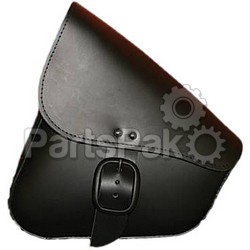 Willie & Max 59893-00; Leather Swingarm Bag Black W / Matte Black Buckle