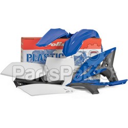 Polisport 90274; Plastic Body Kit Blue / White; 2-WPS-64-90274