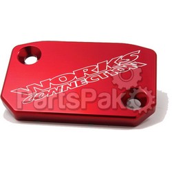 Works Connection 21-065; Front Brake Cover (Red); 2-WPS-66-21065