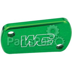 Works Connection 21-618; Rear Brake Cover (Green); 2-WPS-66-21618
