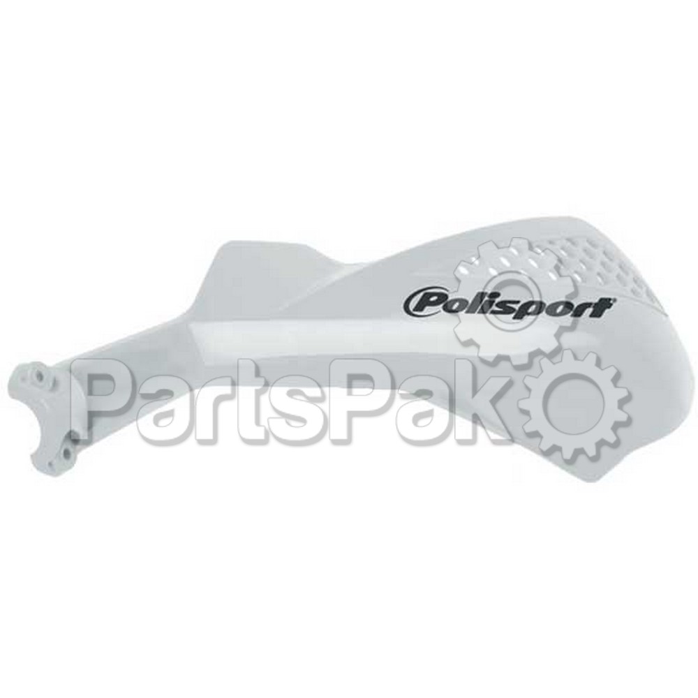 Polisport 8304100001; Sharp Lite Handguards (White)