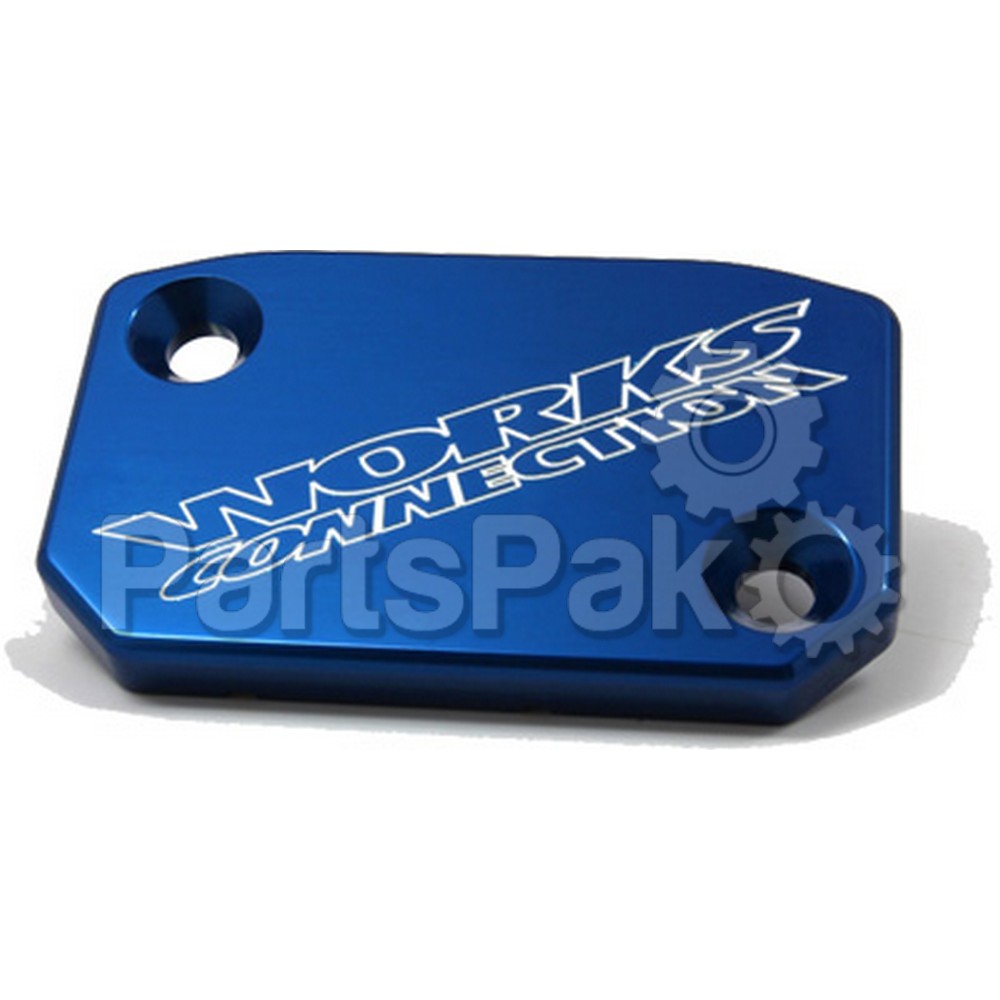 Works Connection 21-060; Front Brake Cover (Blue)