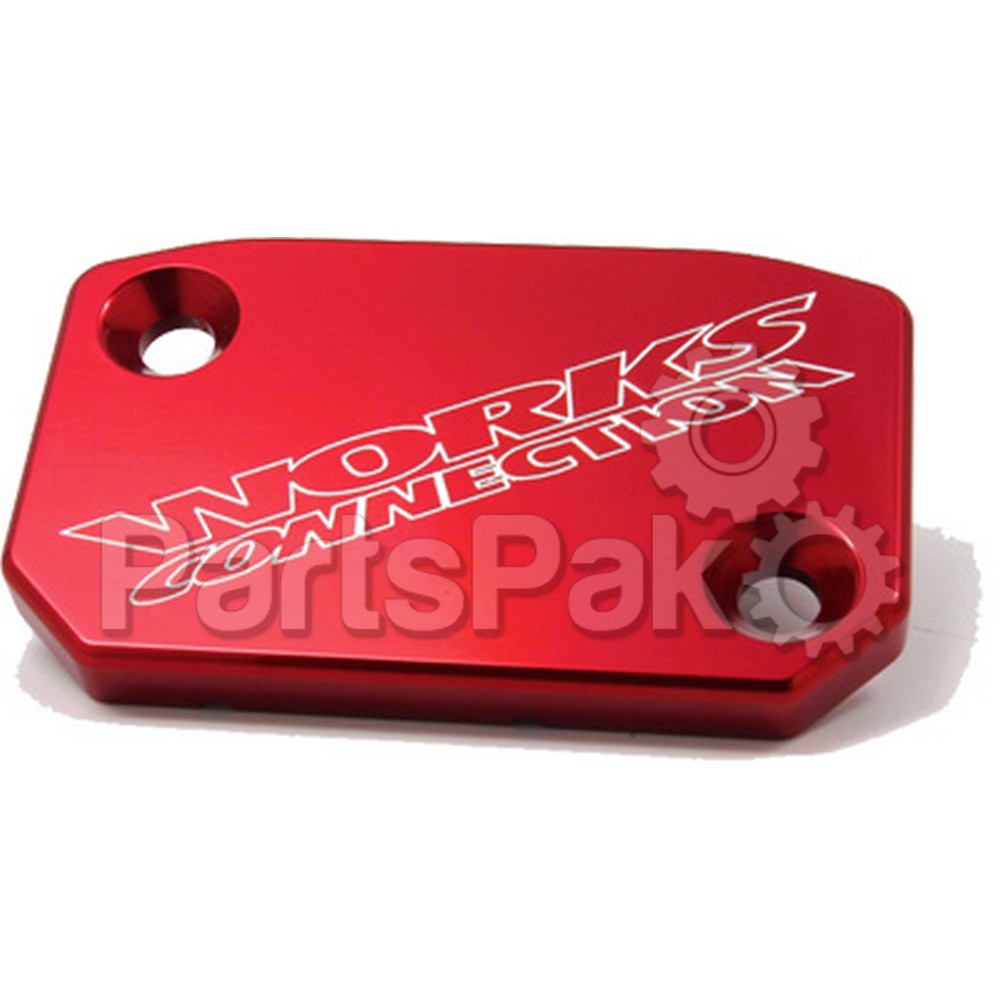 Works Connection 21-065; Front Brake Cover (Red)