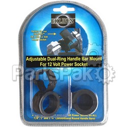 Eklipes EK1-161B; Adjustable Dual-Ring Handle Bar Mount (Black)