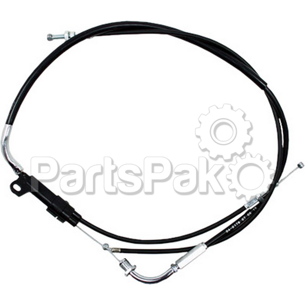 Motion Pro 04-0178; Black Vinyl Throttle Pull Cable