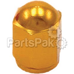 DRC D58-03-103; Air Valve Caps Gold 2-Pack