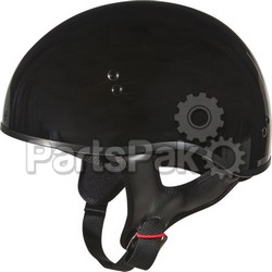 Gmax G145026; Gm-45 Half Helmet Naked Black Lg; 2-WPS-72-6430L