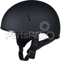 Gmax G145076; Gm-45 Half Helmet Naked Matte Black Lg