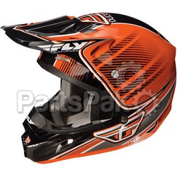 Fly Racing 73-3490YS; Kinetic Canard Helmet Orange/B; 2-WPS-73-3490YS