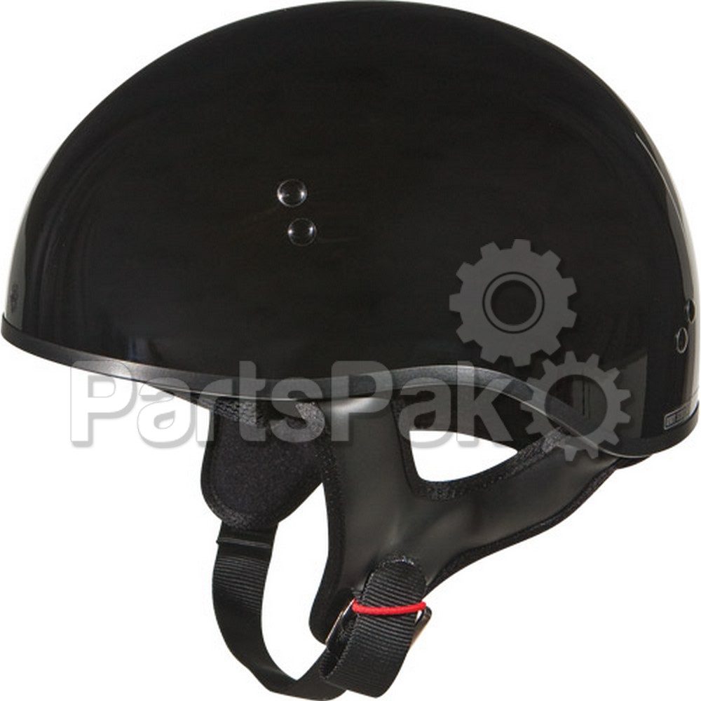 Gmax G145026; Gm-45 Half Helmet Naked Black Lg