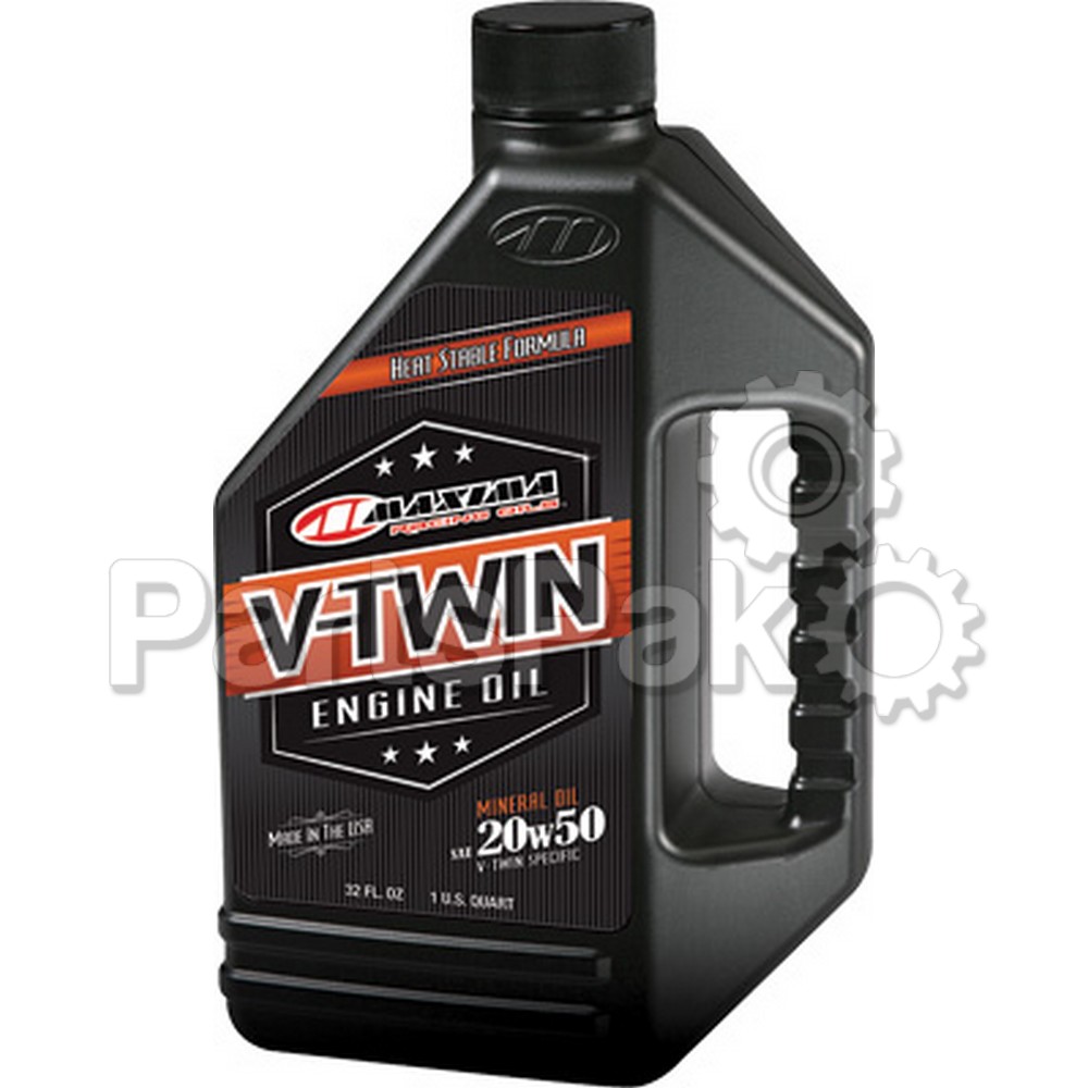 Maxima 30-06901; V-Twin Engine Oil 20W-50 32Oz
