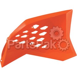 Acerbis 2081990237; Radiator Scoop (Orange); 2-WPS-20819-90237