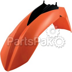 Acerbis 2082010237; Front Fender (Orange); 2-WPS-20820-10237