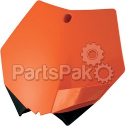 Acerbis 2082020237; Front Number Plate (Orange); 2-WPS-20820-20237