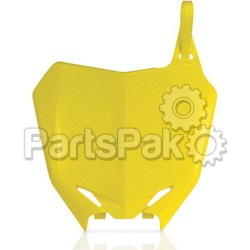 Acerbis 2113630231; Front Number Plate (Yellow); 2-WPS-21136-30231