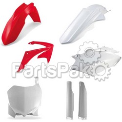 Acerbis 2198000438; Plastic Kit Orig Fits Honda Crf250R '; 2-WPS-21980-00438