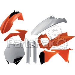 Acerbis 2205272882; Plastic Kit Orange; 2-WPS-22052-72882