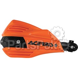 Acerbis 2374191008; X-Factor Handguards Orange / Black; 2-WPS-23741-91008
