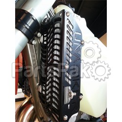 Unabiker YWR2507-K; Radiator Guard (Black); 2-WPS-668-5080