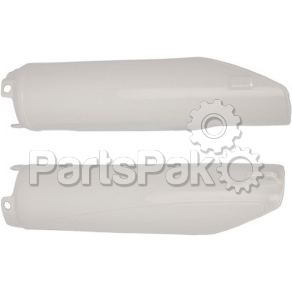 Acerbis 2115040002; Lower Fork Cover Set White