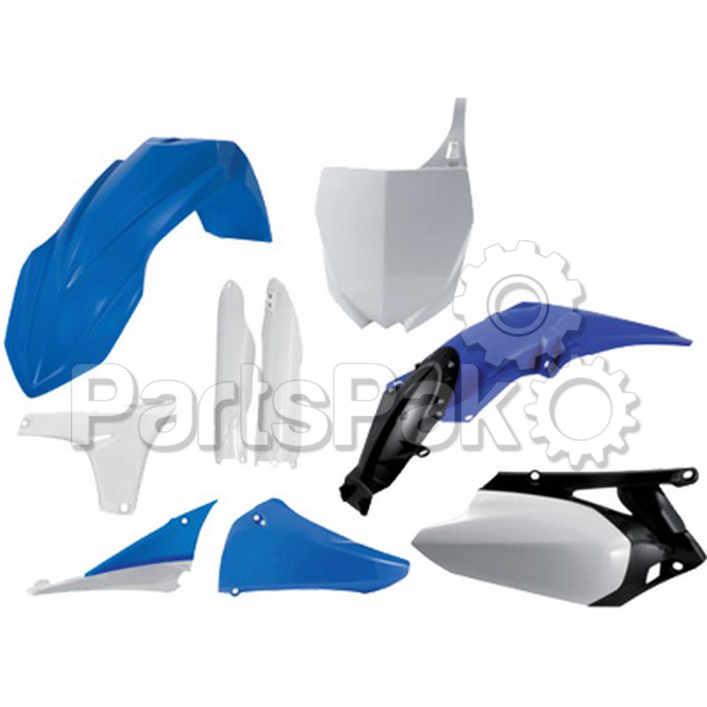 Acerbis 2198022882; Plastic Kit Fits Yamaha Blu