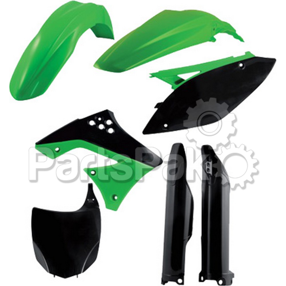 Acerbis 2198050145; Plastic Kit Orig Fits Kawasaki Kx250F '0