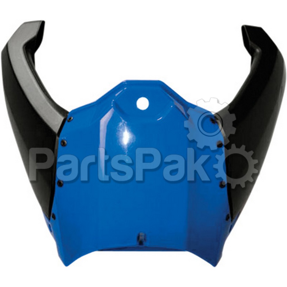 WPS - Western Power Sports 2374141034; Upper Radiator Shroud Cover Blue / Black