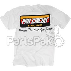 Pro Circuit PC0118-0150; Original Logo Tee White 2X; 2-WPS-793-10012X