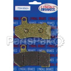 Lyndall Brakes 7254 Gold+; Gold Plus Brake Pads; 2-WPS-815-0011