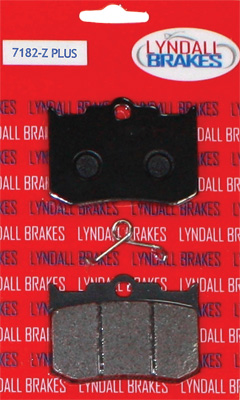 Lyndall Brakes 7182-Z+; Z-Plus Brake Pads