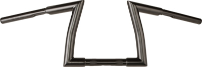 Harddrive 31-6172AMB; Handle Bar Z-Bar 1 1/4-inch Knurl 82-Up 31.5W 9-inch Rise Black