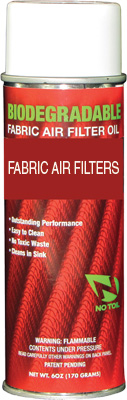 No Toil NT301; Fabric Air Filter Oil 6Oz