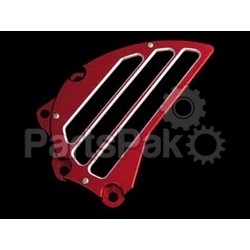 Modquad CG1-RRD; Front Chain Guard (Anodized Red)