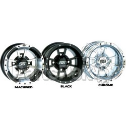 ITP (Industrial Tire Products) 10SB12BX; Wheel, Ss112 Sport Wheel Black 10X5 4