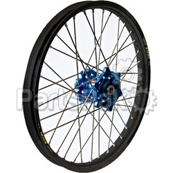 Talon 56-3104DB; Front Wheel Set 1.60X21 Blue Hub Black Rim