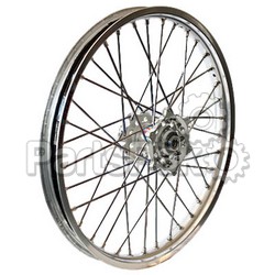 Talon 56-3155SS; Rear Wheel Set 2.15X18 Silver Hub Silver Rim