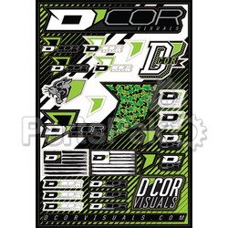 D'Cor Visuals 40-90-106; Logo Decal Sheet 12-inch X18-inch; 2-WPS-862-90106