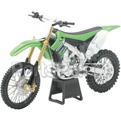 New-Ray 57483; Replica 1:12 Race Bike 12 Fits Kawasaki Kx450F Green