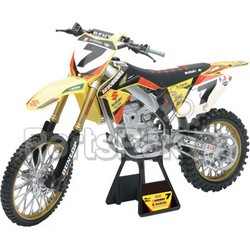 New-Ray 49483; Replica 1:6 Race Bike Fits Suzuki Rm-Z450 Yellow(Stewart)
