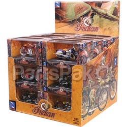 New-Ray 06067S; Replica 1:32 Sport Scout Set Assorted Indian Models