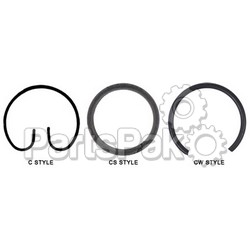 Wiseco CW19; Piston Cw-Circlips 19Mm; 19mm Round Wire Locks - Set of Two; 2-WPS-CW-19