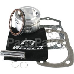 Wiseco PK1125; Top End Piston Kit; Fits Honda XR185, 200 '86-91 10:1 CR (4156M); 2-WPS-PK1125